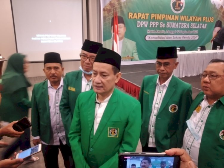 Ketua DPW PPP Sumatera Selatan (Sumsel) Agus Sutikno (Dudy Oskandar/rmolsumsel.id)   