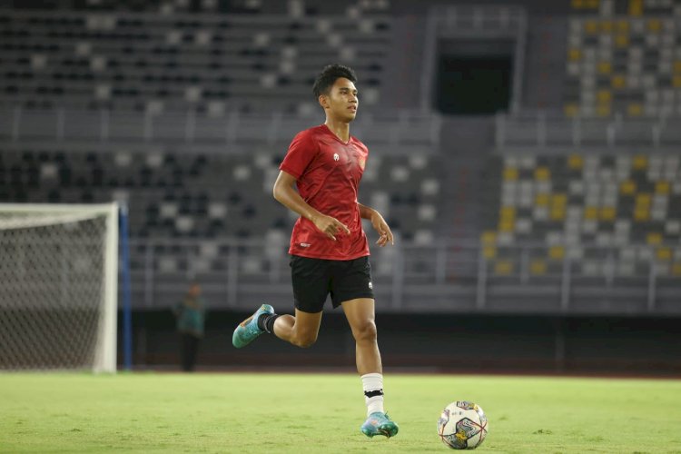Marselino Ferdinan dipilih Shin Tae-yong bersama 23 pemain lainnya memperkuat Timnas Indonesia U20/Foto:PSSI