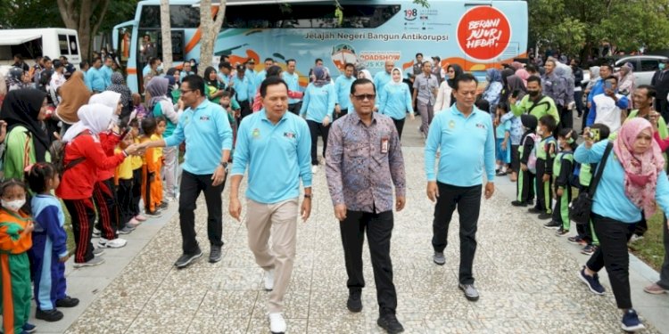 Roadshow Bus Antikorupsi 2022 Komisi Pemberantasan Korupsi (KPK) berlanjut ke Kota Prabumulih, Sumatera Selatan/Ist