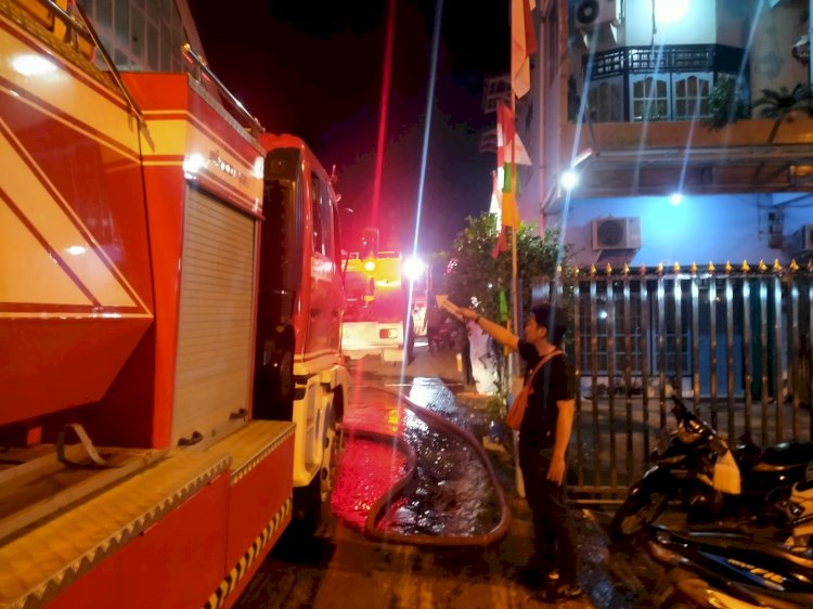 Mobil pemadam kebakaran Palembang/ist