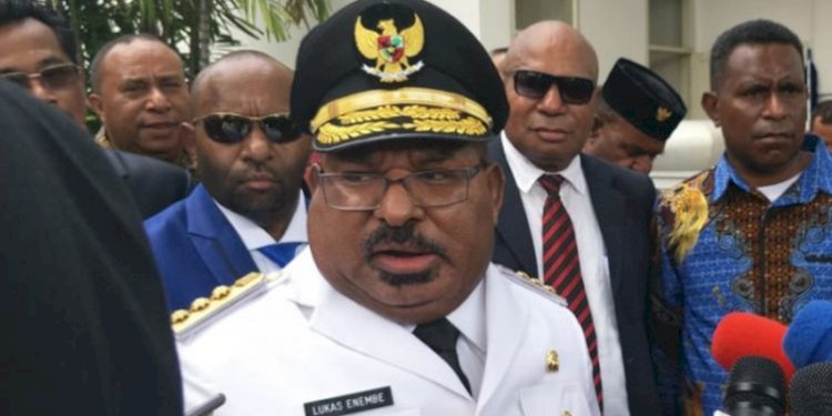 Gubernur Papua Lukas Enembe ditetapkan tersangka oleh KPK/Net