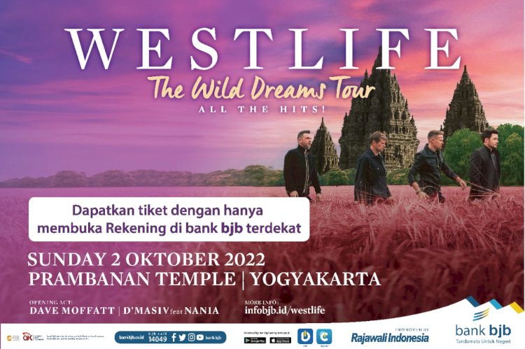 bank bjb Manjakan Nasabah di Konser Westlife The Wild Dreams Tour 2022./Ist.