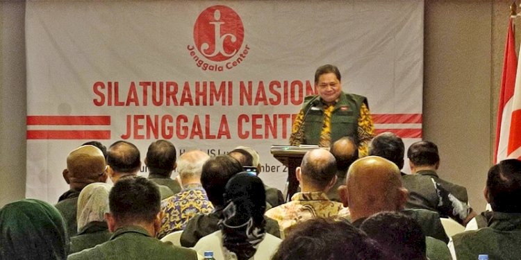  Ketua Umum Partai Golkar, Airlangga Hartarto di acara silaturahmi nasional Jenggala Center/RMOL