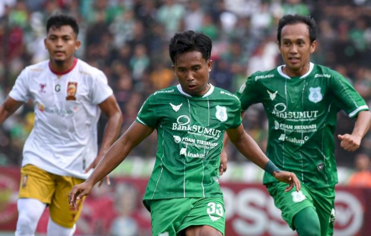 PSMS Medan memantapkan posisi di puncak klasemen setelah di laga sore tadi berhasil mengalahkan Sriwijaya FC/Foto:ist