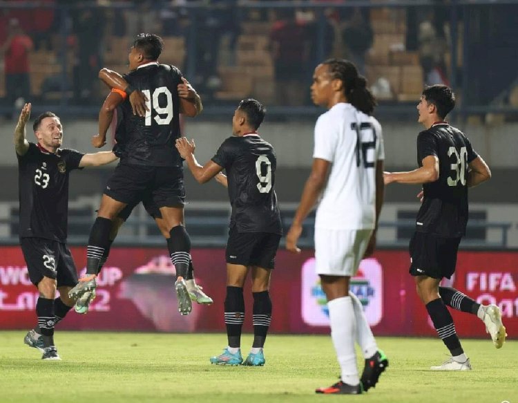 Timnas Indonesia sukses mengalahkan Curacao di FIFA matchday/Foto:PSSI