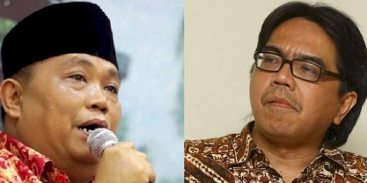   Arief Poyuono dan Ade Armando/Net