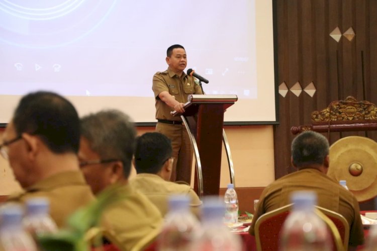  Pj Bupati Muara Enim membuka Rapat Koordinasi Pendataan Awal Registrasi Sosial Ekonomi (Regsosek) sekaligus pencanangan Desa Kelurahan Cinta Statistik (Desa Cantik)/Foto: RMOL