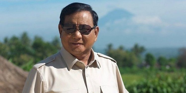 Prabowo Subianto berbincang dengan Pembina JMSI Jabar, Mulyadi/JMSI