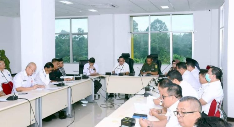 Rapat persiapan peringatan HUT Kota Lubuklinggau.(foto Istimewa)