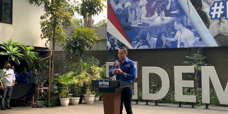 Ketua Umum Partai Demokrat, Agus Harimurti Yudhoyono (AHY) di DPP Demokrat, Jakarta Pusat/RMOL