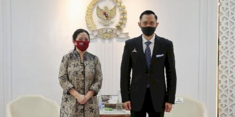 Ketua DPP PDIP, Puan Maharani dan Ketua Umum Partai Demokrat, Agus Harimurti Yudhoyono (AHY)/Net