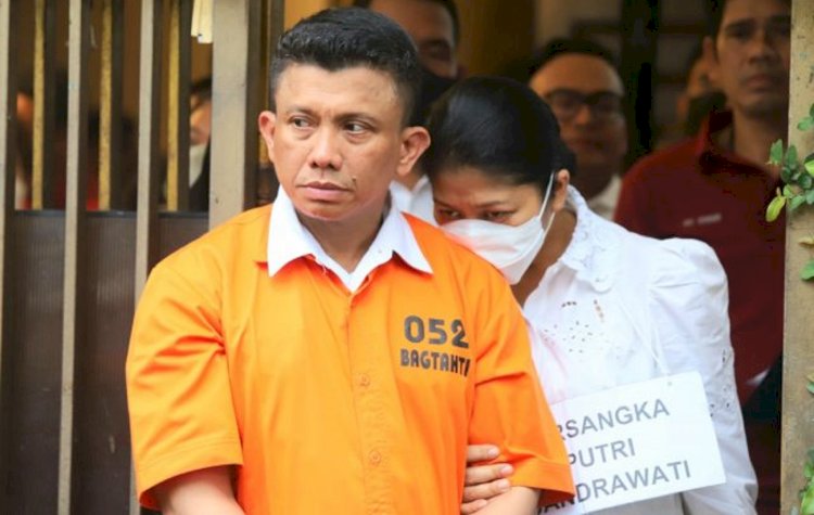 Ferdy Sambo saat menjalani rekonstruksi/ist