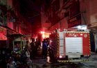 Diduga Korsleting Listrik, Tiga Ruko di Jalan Beringin Janggut Ludes Terbakar