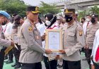 Puluhan Anggota Polrestabes Palembang Diganjar Penghargaan