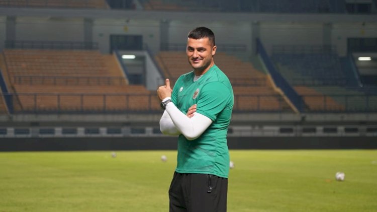 Asisten pelatih tim nasional Indonesia, Dzenan Radoncic /Foto:PSSI