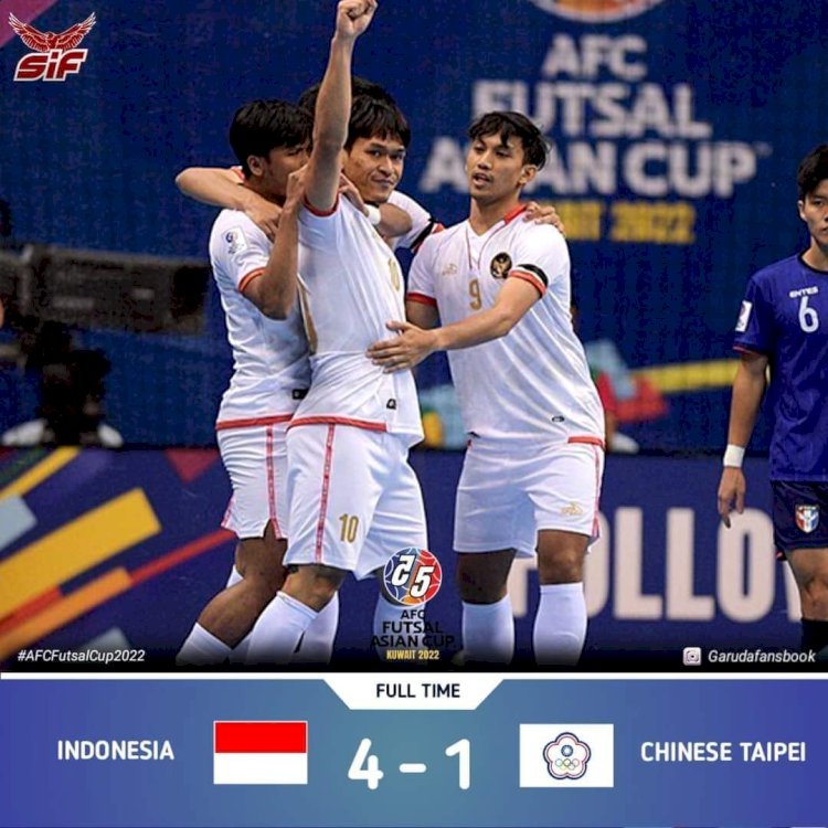 Timnas Futsal Indonesia lolos ke babak delapan besar/net