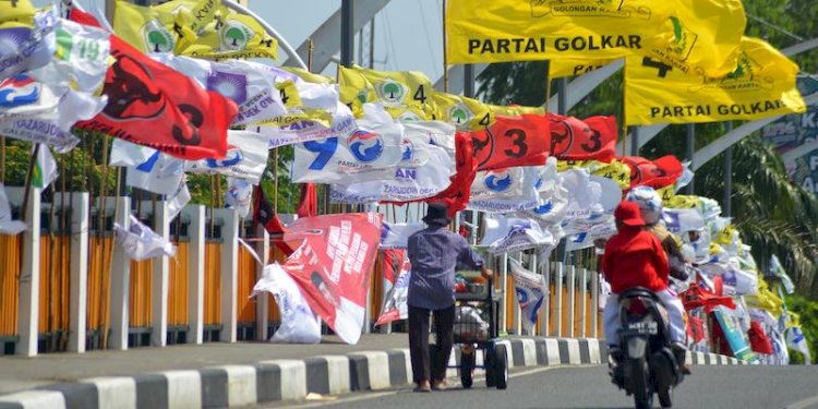 Bendera Partai Politik. (ist/net)