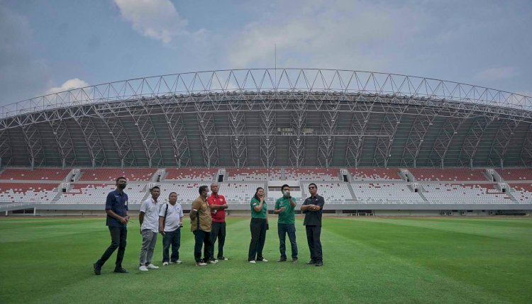 Peninjauan kesiapan venue Piala Dunia U-20  yang ada di Palembang. (ist/rmolsumsel.id)