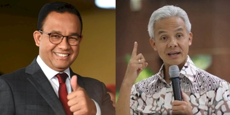 Anies Baswedan dan Ganjar Pranowo/net