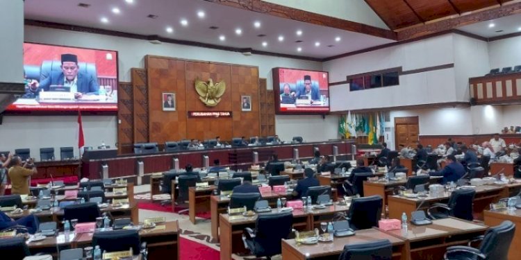 Ruang rapat paripurna DPR Aceh. (ist/rmolsumsel.id)