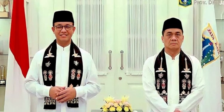 Anies Baswedan dan Ahmad Riza Patria/ist
