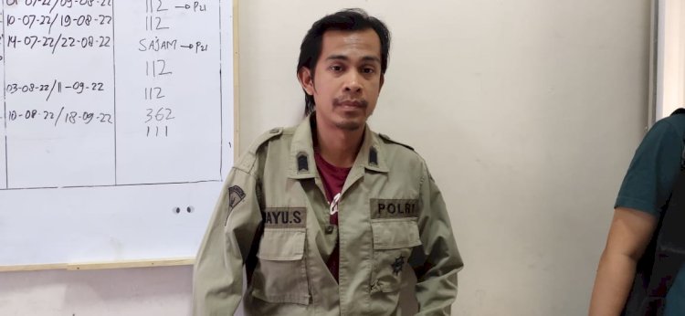 Polisi gadungan yang meresahkan pedagang berhasil diamankan/ist