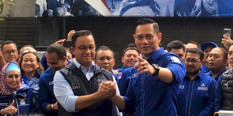 Ketua Umum Partai Demokrat, Agus Harimurti Yudhoyono dan Gubernur DKI Jakarta, Anies Baswedan/RMOL