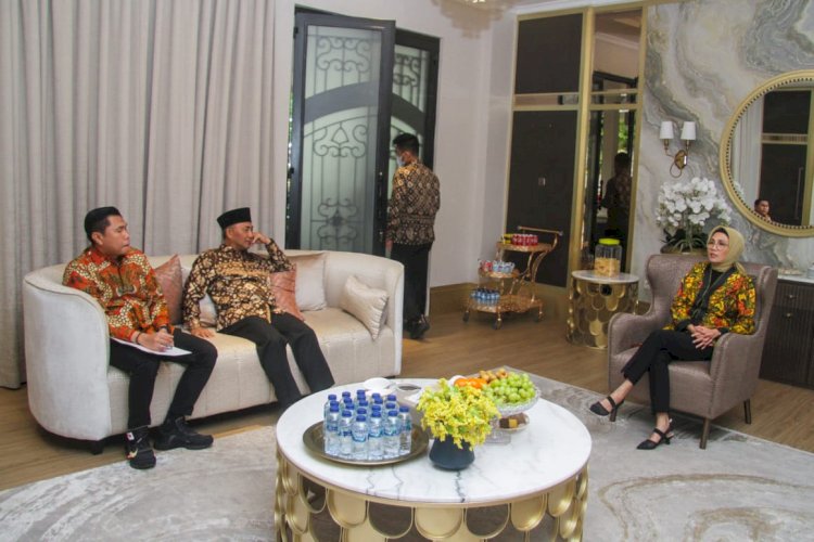 Ketua dan Wakil Ketua DPRD Sumsel menerima kunjungan Bupati Muba/ist.