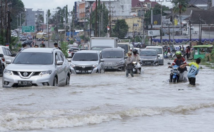 Kota Palembang diprediksi bakal kembali banjir karena cuaca ektrem dalam sepekan kedepan/Foto:RMOL