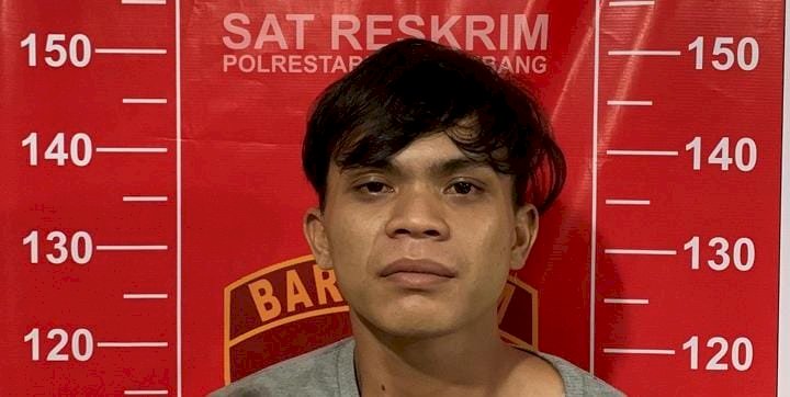 Hendra Juniarsyah (21) pelaku begal yang ditangkap oleh Satreskrim Polrestabees Palembang. (ist/RmolSumsel.id)