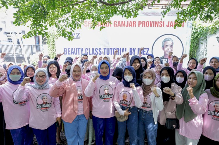 Peserta kegiatan Beauty Class yang digelar Relawan Srikandi Ganjar. (ist/rmolsumsel.id)