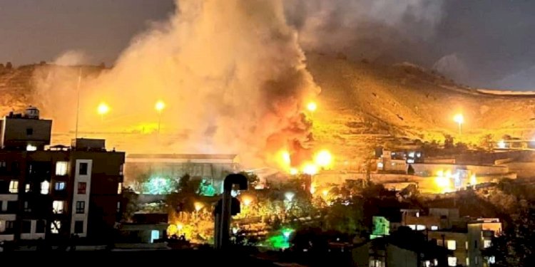 Penjara Evin di Iran terbakar akibat bentrok antar tahanan/ist