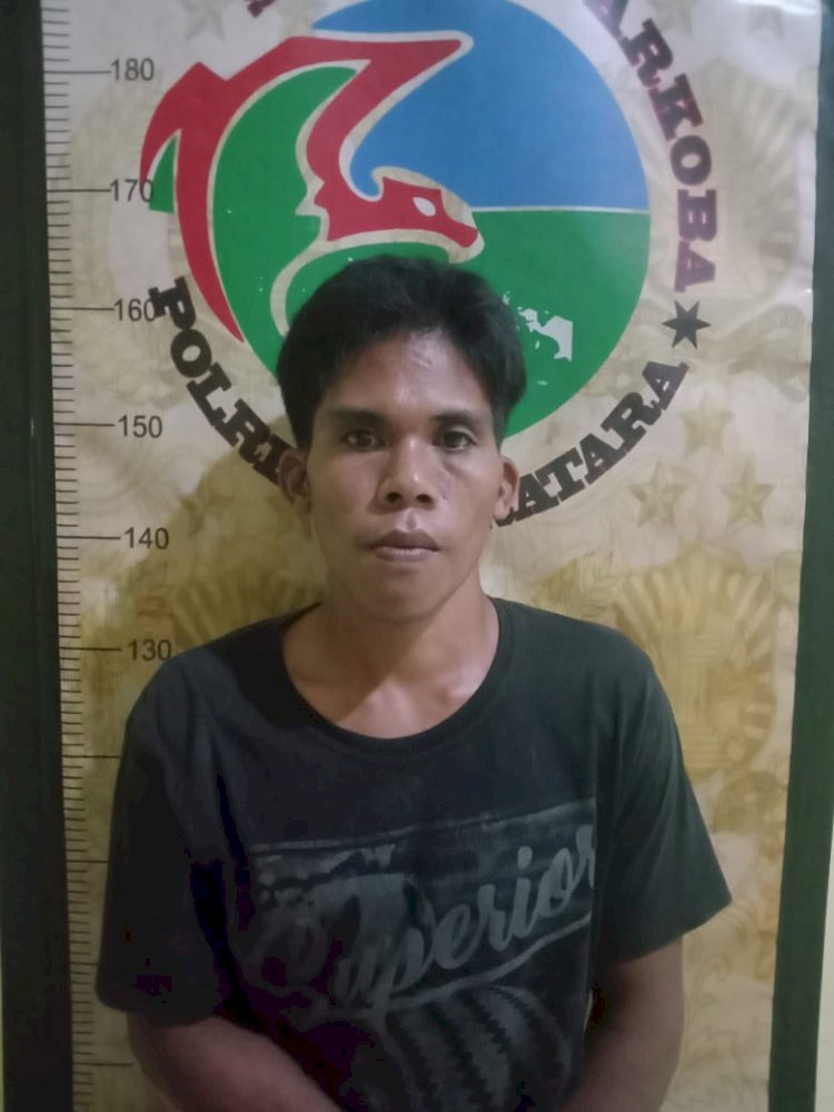 Ira Irawan alias Cik (34) tersangka narkoba yang ditangkap Polres Muratara. (ist/net)