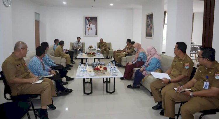 Tim teknis BPK Sumsel bertemu Wakil Walikota Lubuklinggau, H Sulaiman Kohar/ist