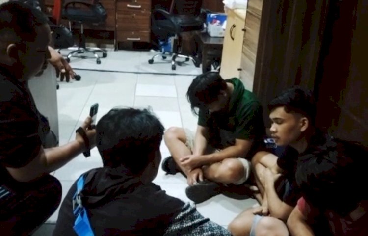 Tiga pencuri diamankan di Polrestabes Palembang/ist