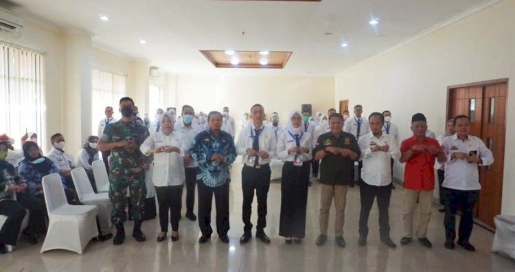 Sebanyak 40 Calon Pegawai Negeri Sipil (CPNS) di lingkungan Pemkot Palembang, ikuti pelatihan dasar (Latsar) CPNS, bertempat di Asrama Haji, Kota Palembang, Rabu (19/10).(ist/rmolsumsel.id)