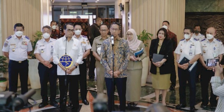 Menteri Perhubungan Budi Karya Sumadi dan Penjabat Gubernur DKI Jakarta Heru Budi Hartono/Net
