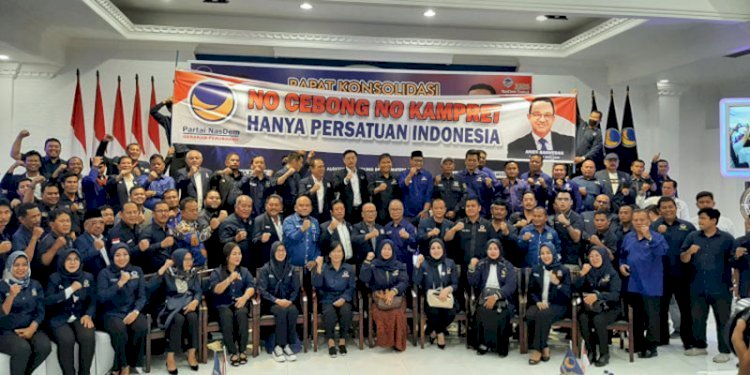 Konsolidasi DPW dan DPD Nasdem se-Sumut untuk pemenangan Anies Baswedan/RMOLSumut