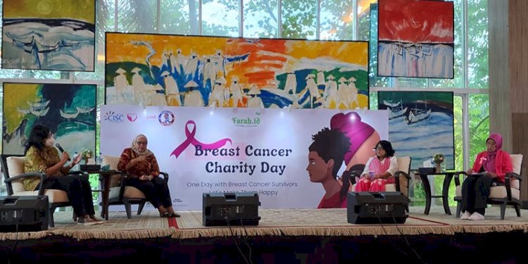 Breast Cancer Charity Day yang dihelat Farah.Id, Sabtu (29/10), menghadirkan sejumlah pembicara kompeten/Farah