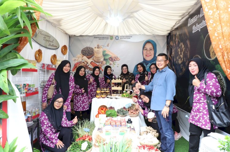 Kabupaten Muba berhasil meraih peringkat ketiga stand terbaik dalam Festival Rempah Sumsel 2022/ist