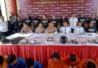 Polrestabes Palembang Ungkap 96 Kasus Curanmor Dalam Tiga Pekan, Pakai Kunci T Paling Dominan