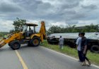 Bus ALS yang Membawa 25 Penumpang Terbalik di Jalinsum Muratara
