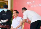 Presiden Jokowi Suntik Booster Vaksin Covid-19