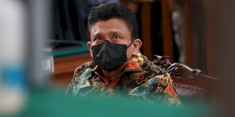Ferdy Sambo saat menjalani sidang dugaan pembunuhan berencana Brigadir Yosua Hutabarat di PN Jakarta Selatan/Ist