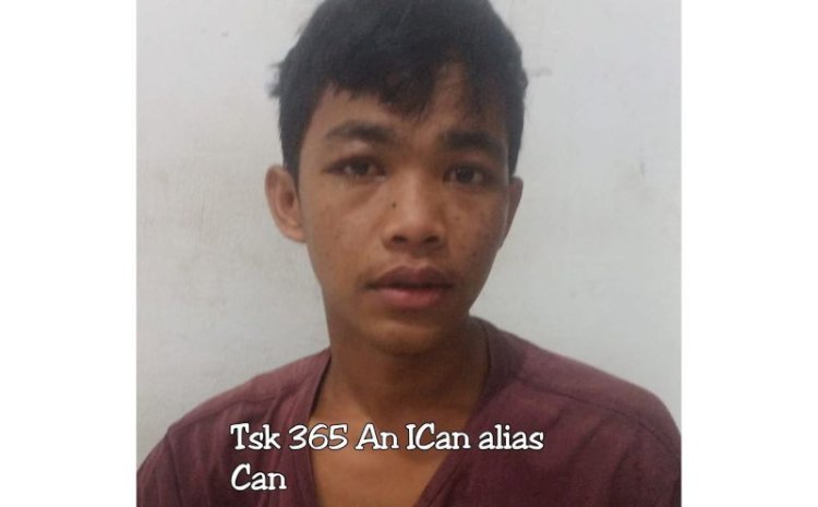 Candra Winata alias Can (19) pelaku begal yang ditangkap Polsek Seberang Ulu 1 Palembang. (ist/RmolSumsel.id)
