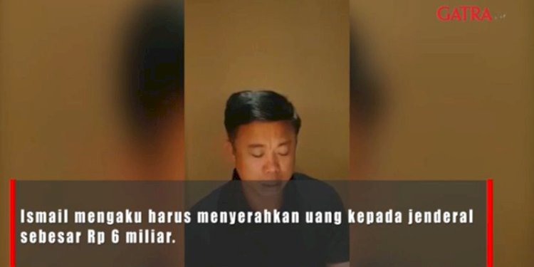 Tangkapan layar pengakuan Ismail Bolong terkait aktivitas pertambangan ilegal/Repro