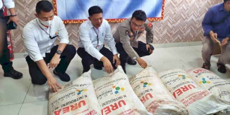 Polda Lampung ungkao penyimpangan 8,7 ton pupuk bersubsidi/RMOLLampung