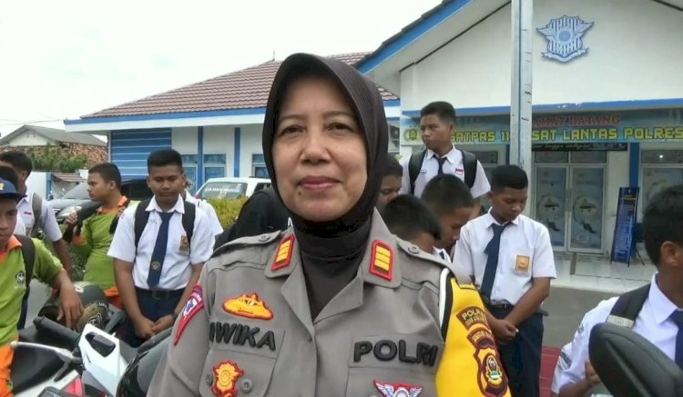 Kasat Lantas Polres OKU, AKP Amelia Kartika/ist