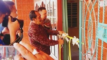 Peresmian rumah rehabilitasi Napza Yayasan Cahaya Putra Selatan. (ist/rmolsumsel.id)
