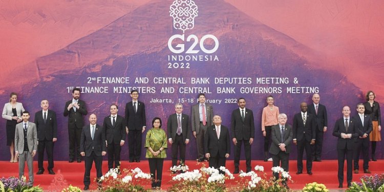 Salah satu rangkaian pertemuan G20 di bawah presidensi Indonesia. (net/rmolsumsel.id)
